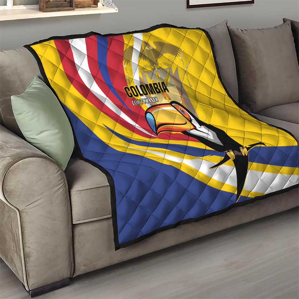 Colombia Rugby Quilt Los Tucanes Go Champions