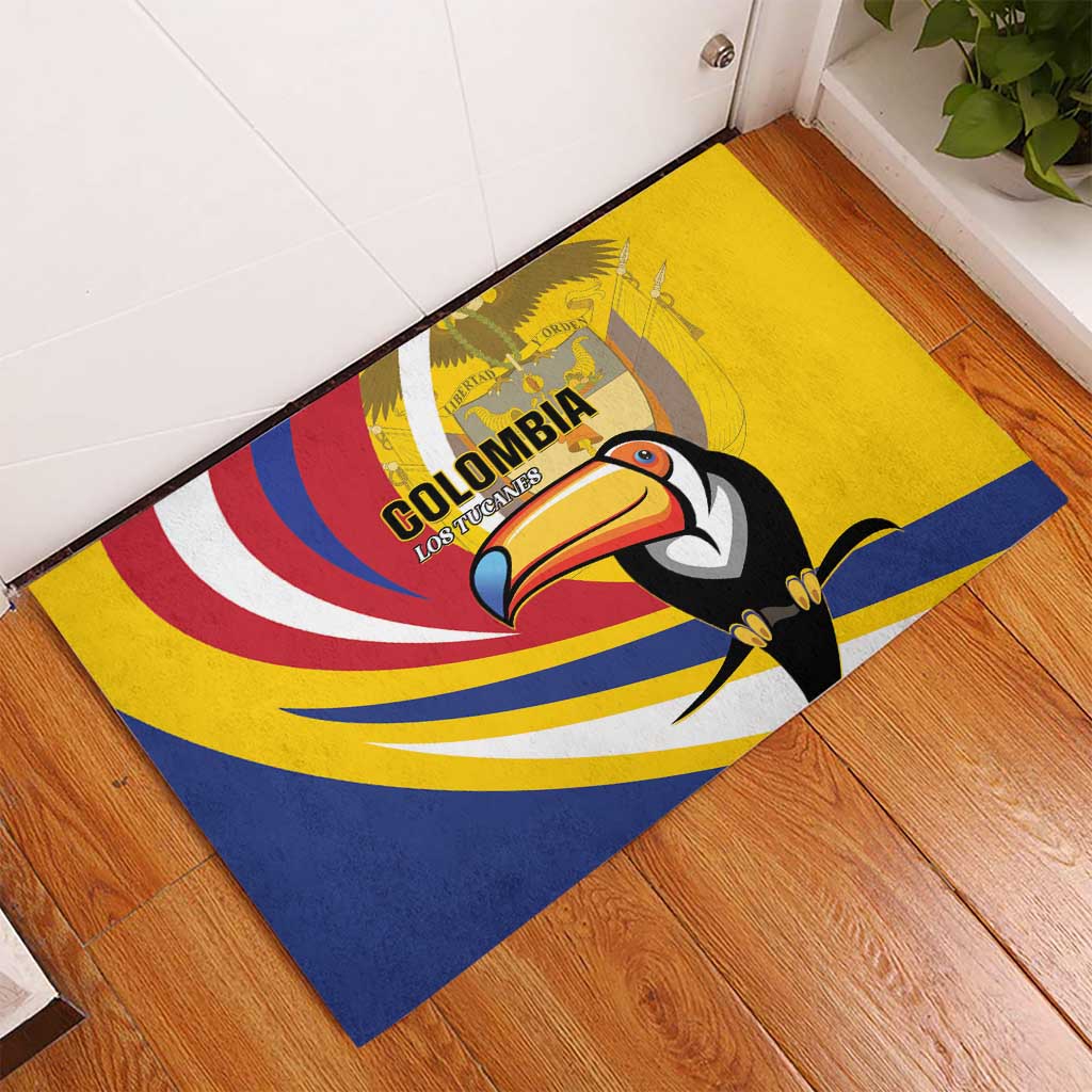 Colombia Rugby Rubber Doormat Los Tucanes Go Champions