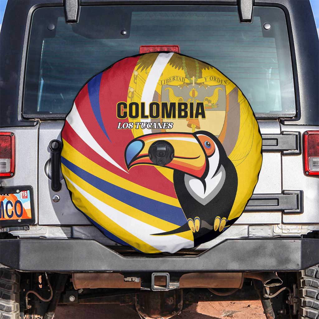 Colombia Rugby Spare Tire Cover Los Tucanes Go Champions