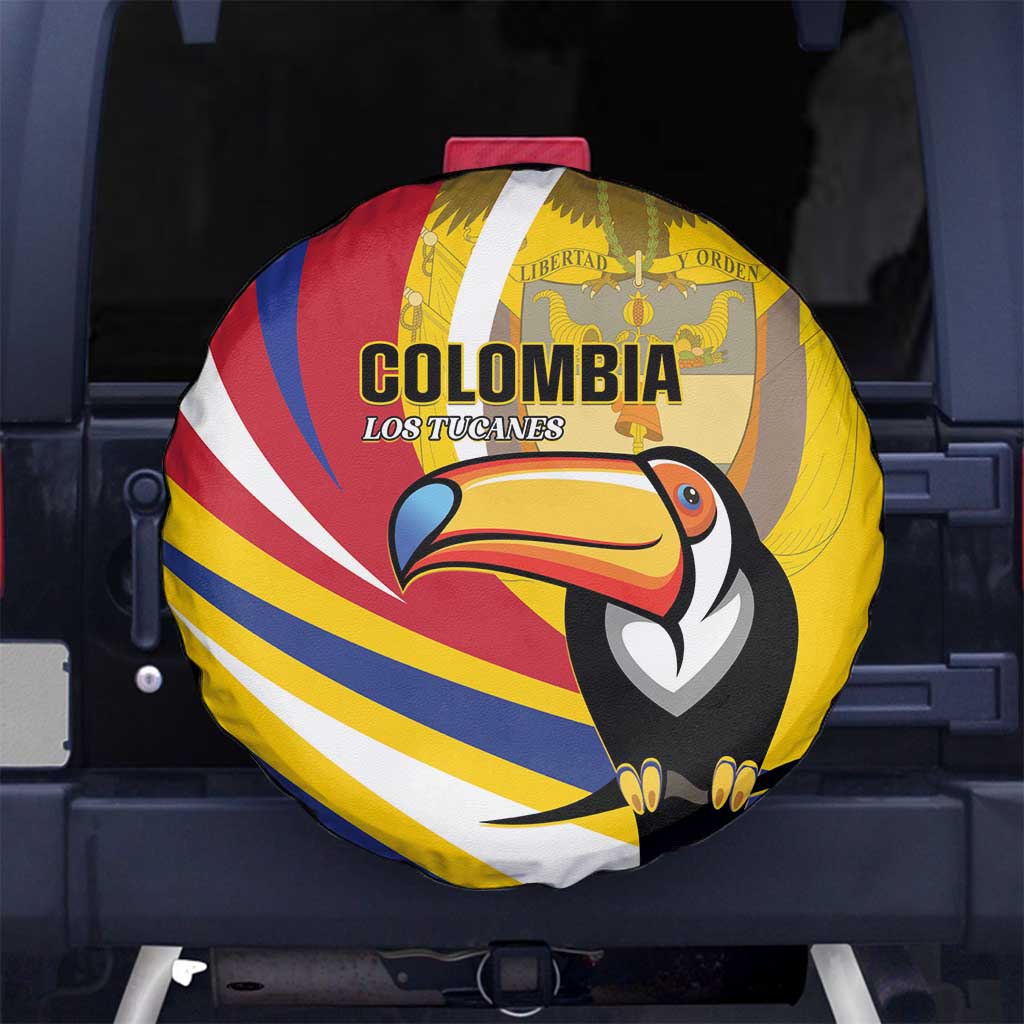 Colombia Rugby Spare Tire Cover Los Tucanes Go Champions