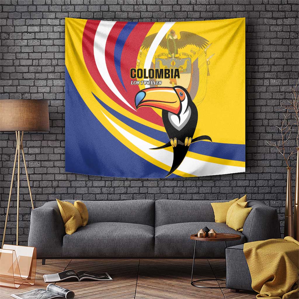 Colombia Rugby Tapestry Los Tucanes Go Champions