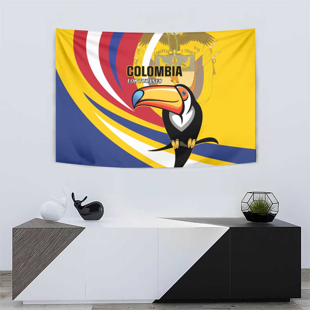 Colombia Rugby Tapestry Los Tucanes Go Champions