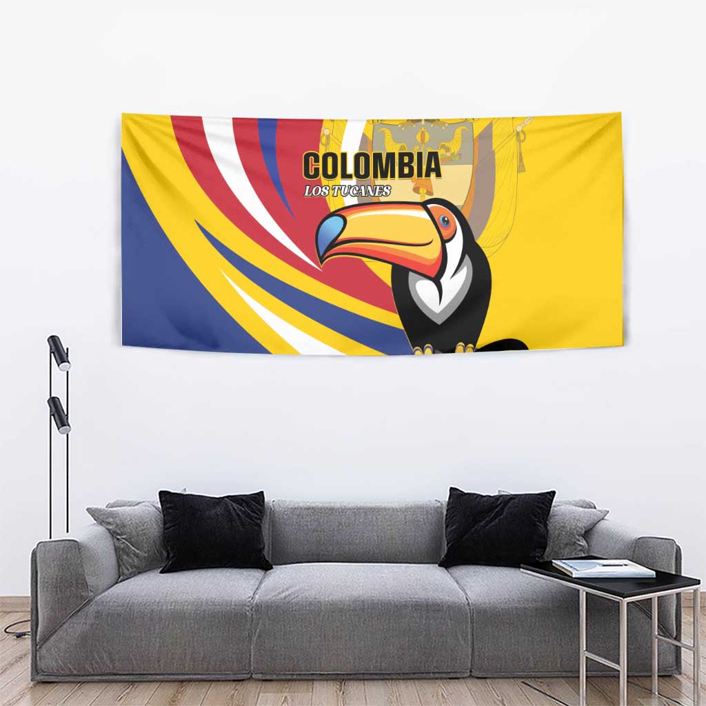 Colombia Rugby Tapestry Los Tucanes Go Champions