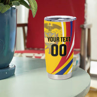 Custom Colombia Rugby Tumbler Cup Los Tucanes Go Champions
