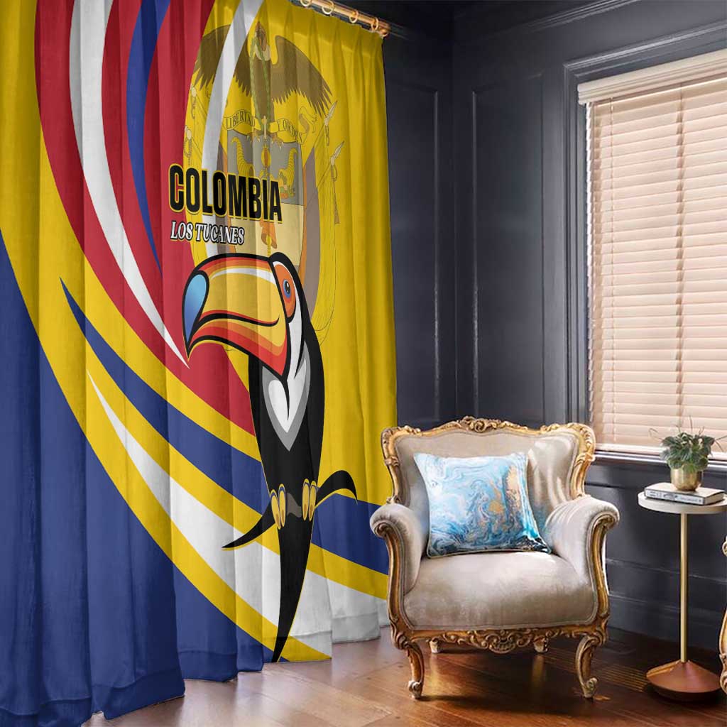 Colombia Rugby Window Curtain Los Tucanes Go Champions