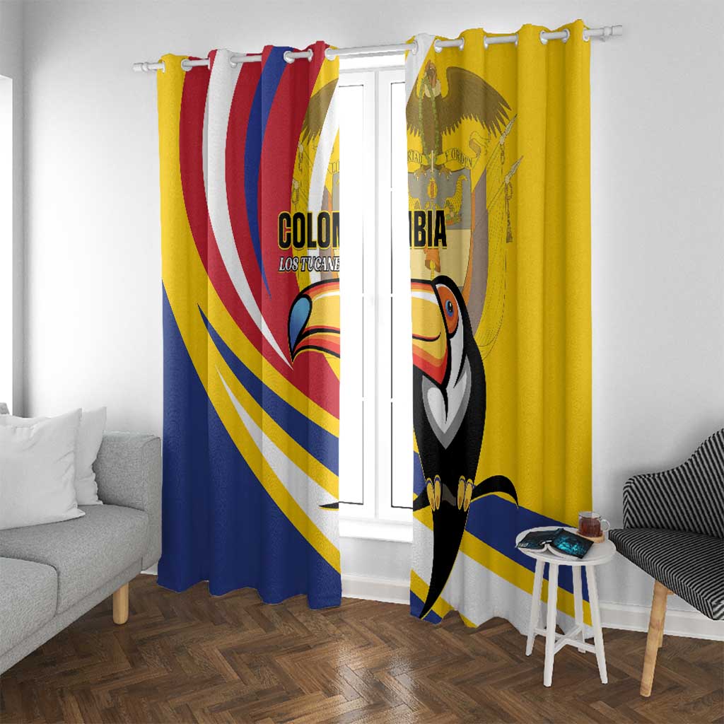 Colombia Rugby Window Curtain Los Tucanes Go Champions