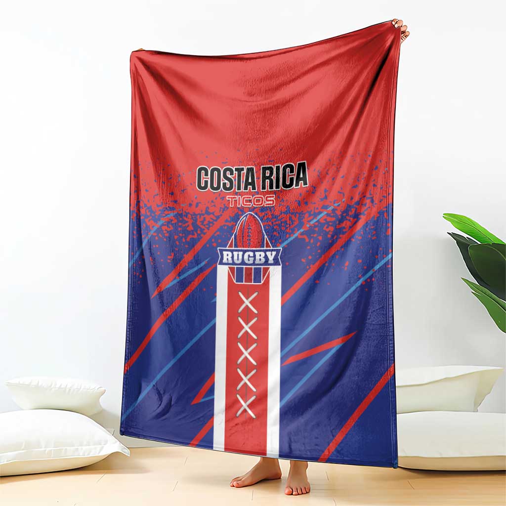 Costa Rica Rugby Blanket Ticos Go Champions