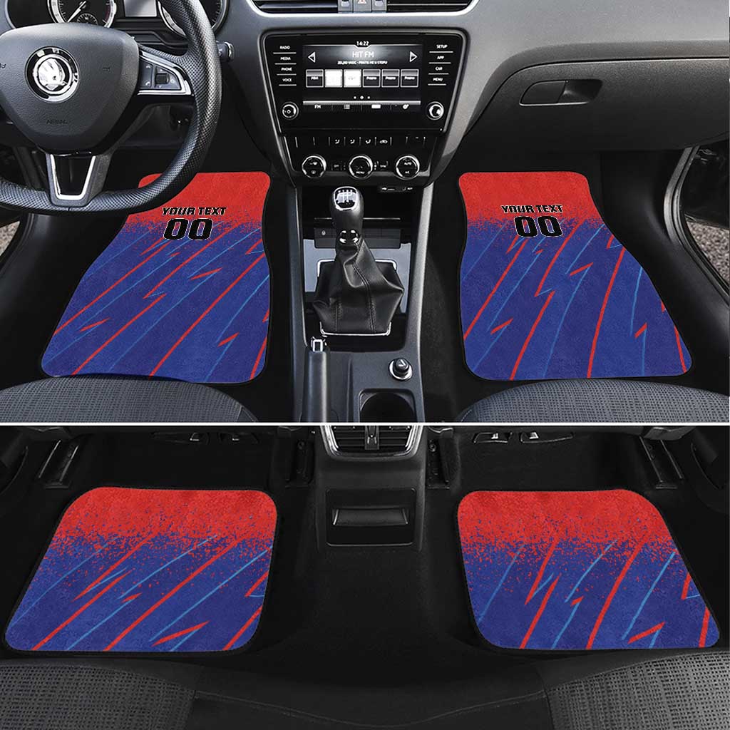 Costa Rica Rugby Car Mats Ticos Go Champions