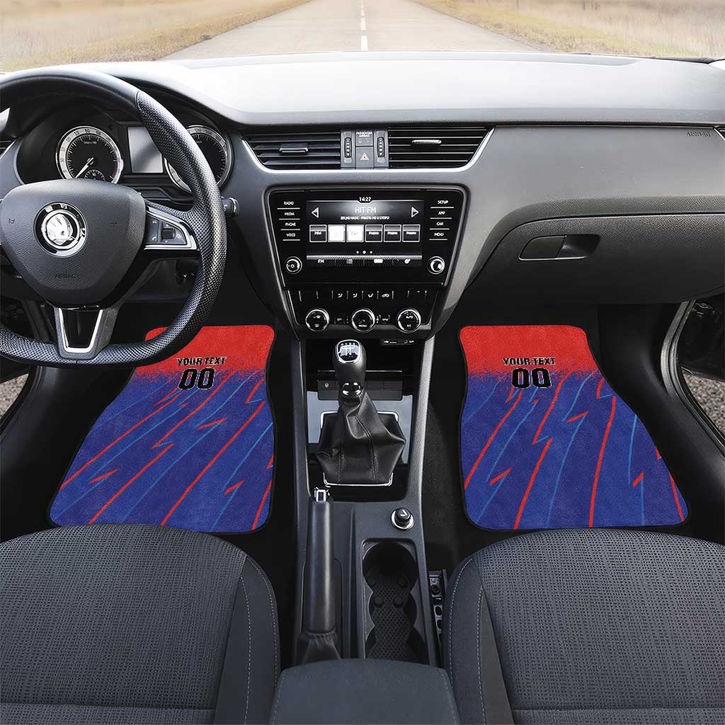 Costa Rica Rugby Car Mats Ticos Go Champions