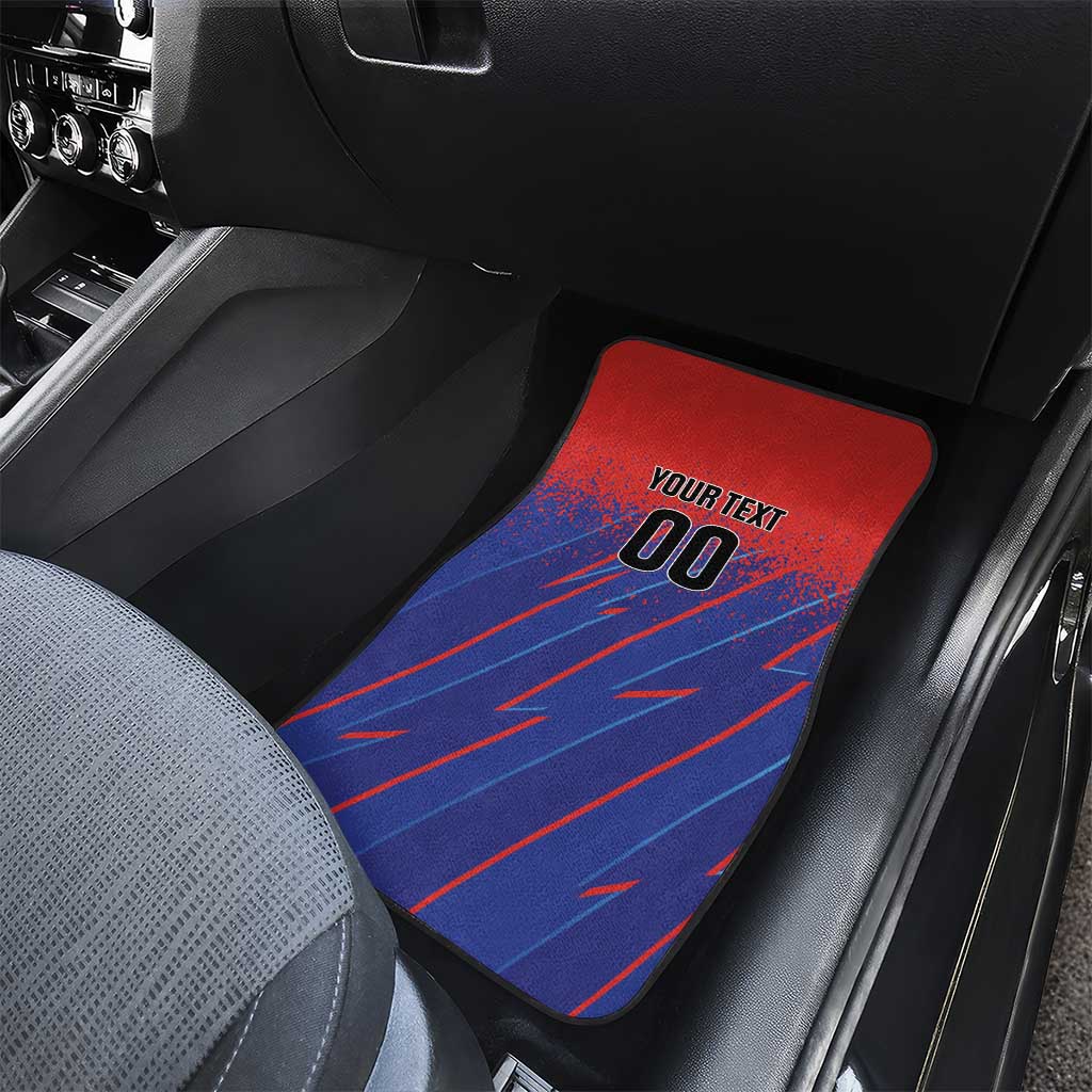 Costa Rica Rugby Car Mats Ticos Go Champions