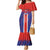 Custom Costa Rica Rugby Family Matching Mermaid Dress and Hawaiian Shirt Ticos Go Champions