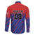 Custom Costa Rica Rugby Family Matching Off The Shoulder Long Sleeve Dress and Hawaiian Shirt Ticos Go Champions