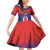 Custom Costa Rica Rugby Family Matching Off Shoulder Short Dress and Hawaiian Shirt Ticos Go Champions