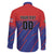Custom Costa Rica Rugby Family Matching Off Shoulder Short Dress and Hawaiian Shirt Ticos Go Champions
