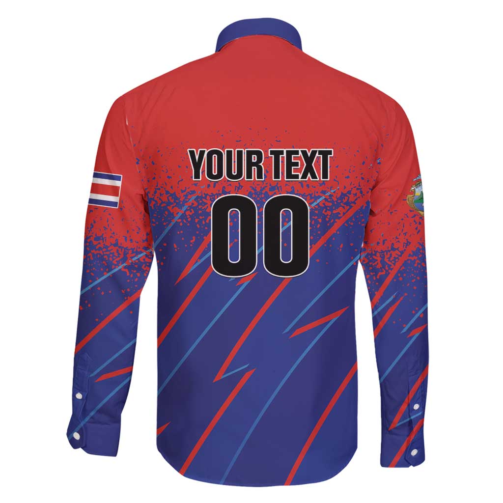 Custom Costa Rica Rugby Family Matching Puletasi and Hawaiian Shirt Ticos Go Champions