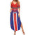 Custom Costa Rica Rugby Family Matching Summer Maxi Dress and Hawaiian Shirt Ticos Go Champions