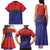 Custom Costa Rica Rugby Family Matching Tank Maxi Dress and Hawaiian Shirt Ticos Go Champions