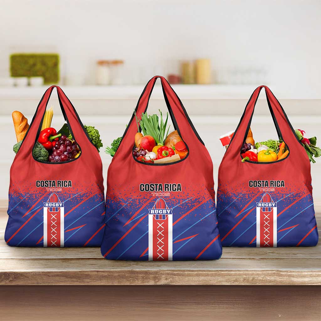 Costa Rica Rugby Grocery Bag Ticos Go Champions
