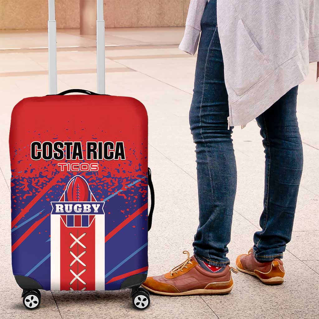 Costa Rica Rugby Luggage Cover Ticos Go Champions