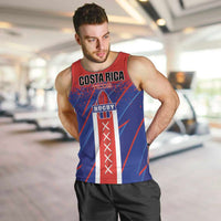 Custom Costa Rica Rugby Men Tank Top Ticos Go Champions