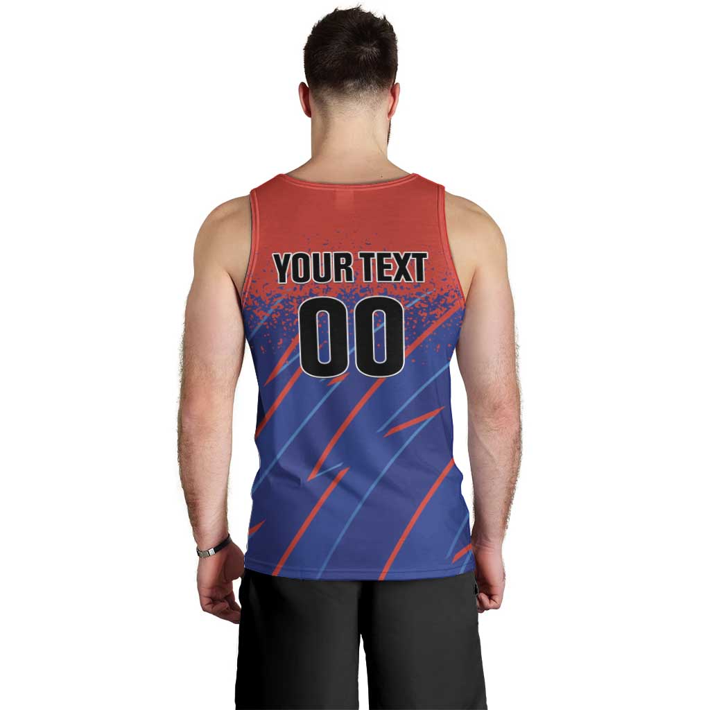 Custom Costa Rica Rugby Men Tank Top Ticos Go Champions