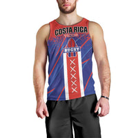 Custom Costa Rica Rugby Men Tank Top Ticos Go Champions