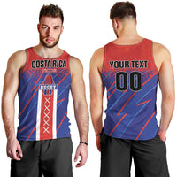 Custom Costa Rica Rugby Men Tank Top Ticos Go Champions