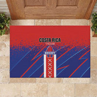 Costa Rica Rugby Rubber Doormat Ticos Go Champions