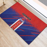 Costa Rica Rugby Rubber Doormat Ticos Go Champions
