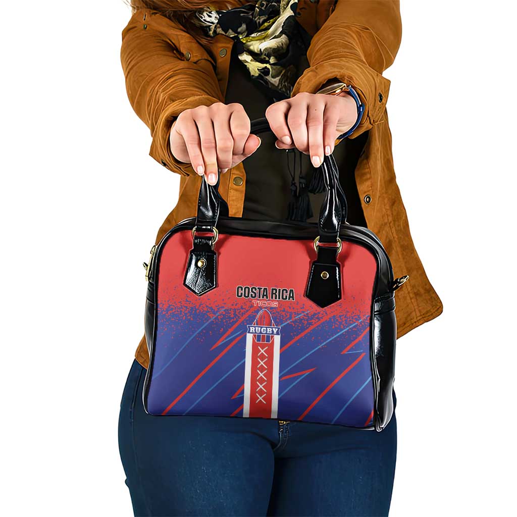 Costa Rica Rugby Shoulder Handbag Ticos Go Champions