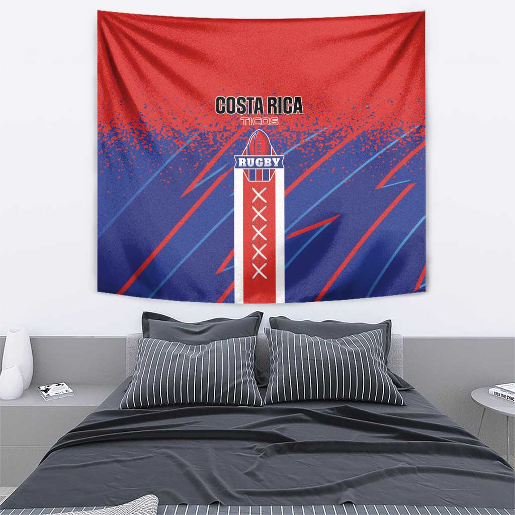 Costa Rica Rugby Tapestry Ticos Go Champions