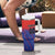 Custom Costa Rica Rugby Tumbler With Handle Ticos Go Champions