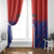 Costa Rica Rugby Window Curtain Ticos Go Champions