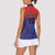 Custom Costa Rica Rugby Women Sleeveless Polo Shirt Ticos Go Champions