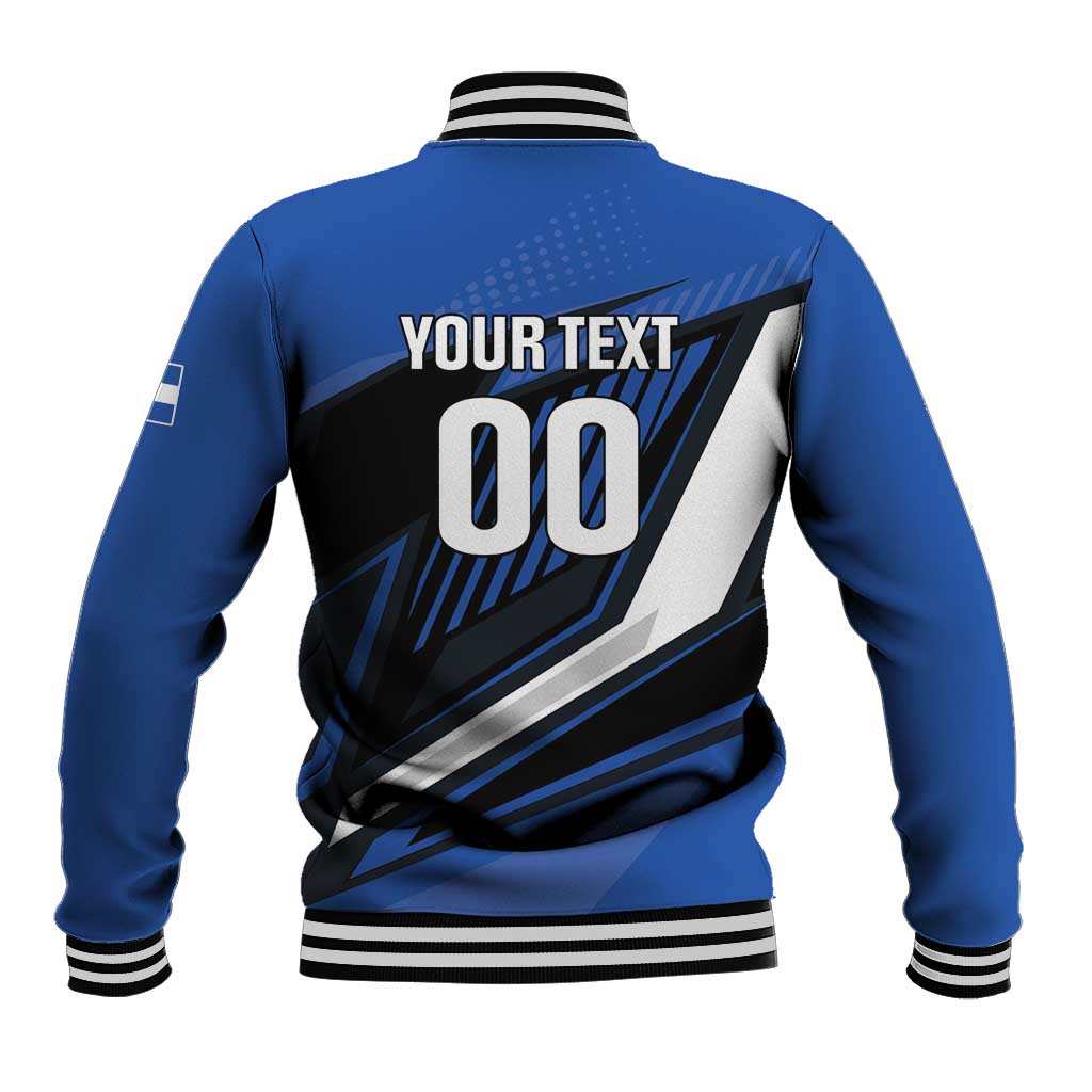 Custom El Salvador Rugby Baseball Jacket Los Torogoces Go Champions