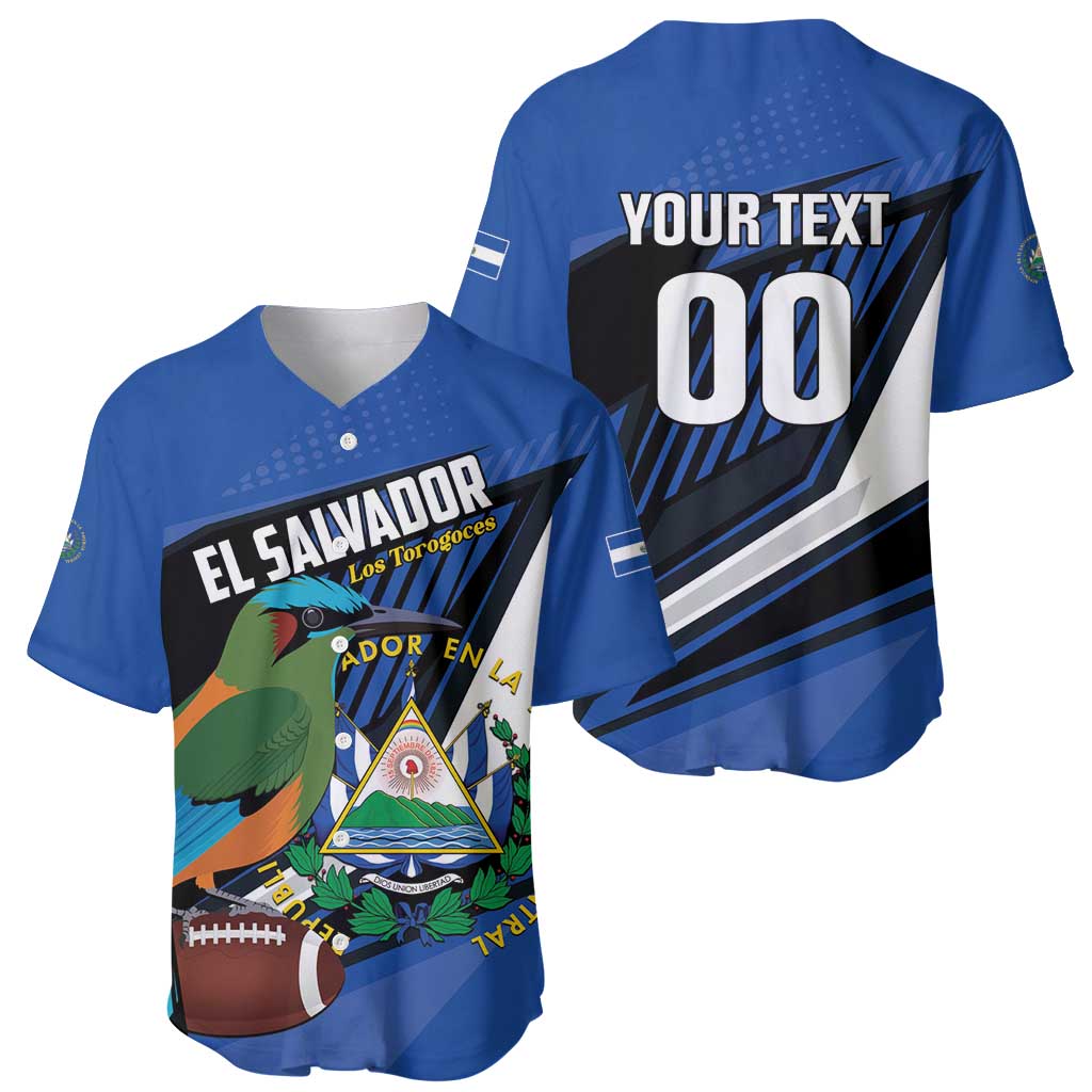 Custom El Salvador Rugby Baseball Jersey Los Torogoces Go Champions
