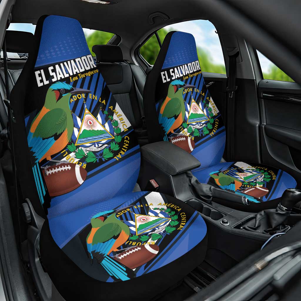 El Salvador Rugby Car Seat Cover Los Torogoces Go Champions
