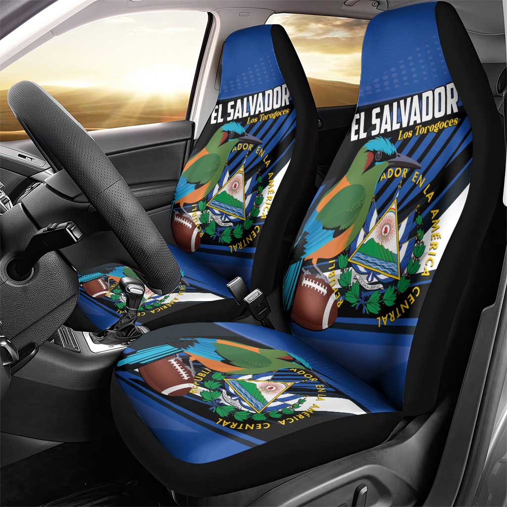 El Salvador Rugby Car Seat Cover Los Torogoces Go Champions