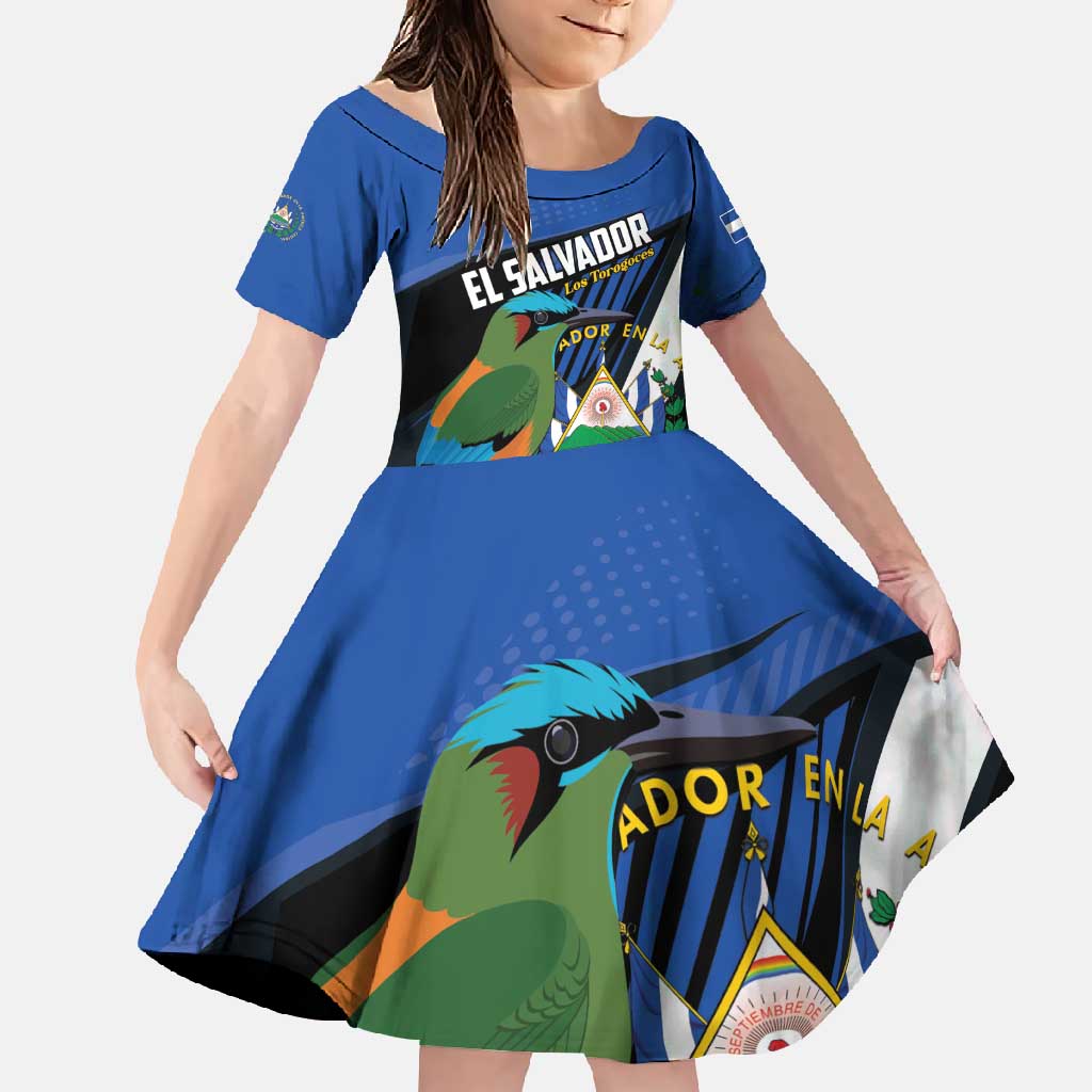 Custom El Salvador Rugby Family Matching Mermaid Dress and Hawaiian Shirt Los Torogoces Go Champions