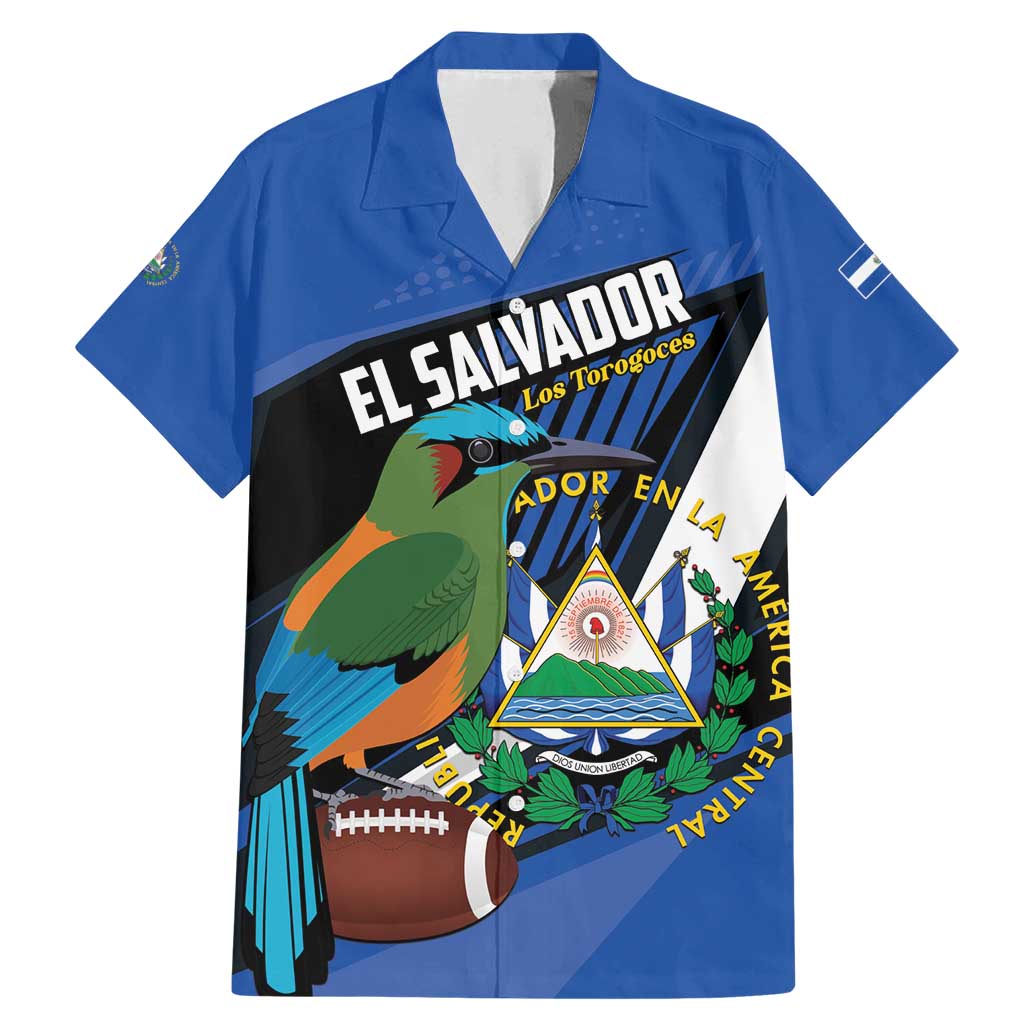 Custom El Salvador Rugby Family Matching Mermaid Dress and Hawaiian Shirt Los Torogoces Go Champions