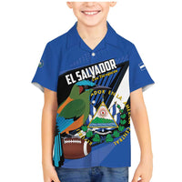 Custom El Salvador Rugby Family Matching Mermaid Dress and Hawaiian Shirt Los Torogoces Go Champions
