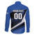 Custom El Salvador Rugby Family Matching Off The Shoulder Long Sleeve Dress and Hawaiian Shirt Los Torogoces Go Champions