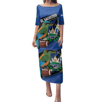 Custom El Salvador Rugby Family Matching Puletasi and Hawaiian Shirt Los Torogoces Go Champions