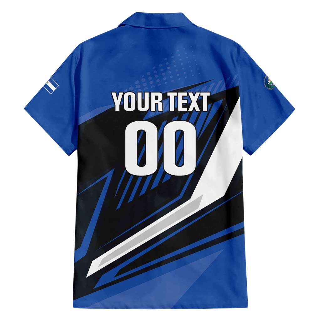 Custom El Salvador Rugby Family Matching Short Sleeve Bodycon Dress and Hawaiian Shirt Los Torogoces Go Champions