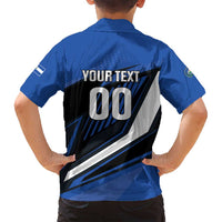 Custom El Salvador Rugby Family Matching Tank Maxi Dress and Hawaiian Shirt Los Torogoces Go Champions