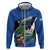 Custom El Salvador Rugby Hoodie Los Torogoces Go Champions