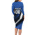 Custom El Salvador Rugby Long Sleeve Bodycon Dress Los Torogoces Go Champions