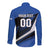 Custom El Salvador Rugby Long Sleeve Button Shirt Los Torogoces Go Champions