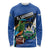 Custom El Salvador Rugby Long Sleeve Shirt Los Torogoces Go Champions