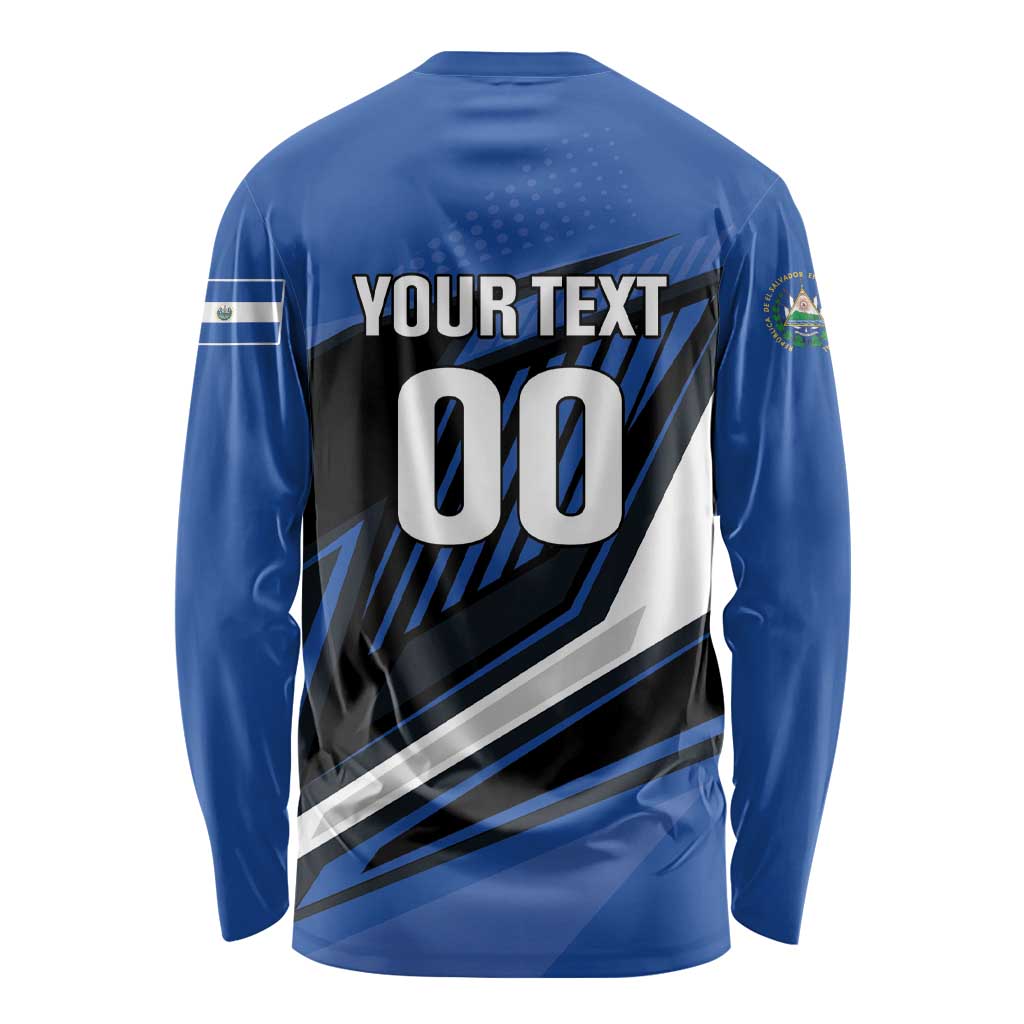 Custom El Salvador Rugby Long Sleeve Shirt Los Torogoces Go Champions